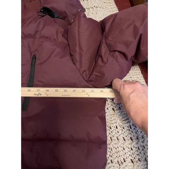 Jeans By Buffalo Men's XL Maroon Puffer Jacket With REMOVABLE Hood & Zipper Pock - Picture 10 of 14